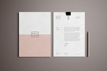 Load image into Gallery viewer, Free Advanced Clean Branding Stationery Mockup Business Card and Letterhead Paper
