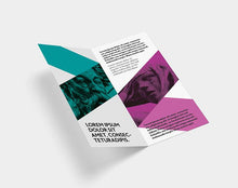 Load image into Gallery viewer, Free Super-Clean Bi-fold DL Leaflet Mockups (Includes Multiple Variations)