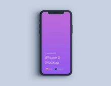 Load image into Gallery viewer, Free iPhone X Mockup with Changeable Color
