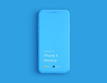 Load image into Gallery viewer, Free iPhone X Mockup with Changeable Color