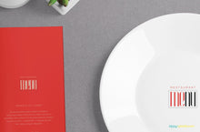 Load image into Gallery viewer, Free Sophisticated Menu Mockup