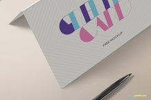 Load image into Gallery viewer, Free Stylish Invitation Card Mockup
