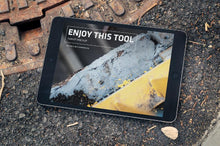 Load image into Gallery viewer, Free Macbook Pro, iPhone and iPad on the Street PSD Mockup