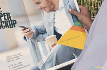 Load image into Gallery viewer, Free Newspaper Ad Design Mockup