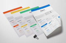 Load image into Gallery viewer, Free A4 and US Letter Resume Template in Photoshop (PSD) Format