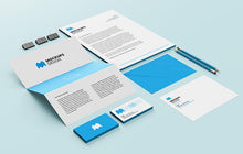 Load image into Gallery viewer, Free Basic Stationery Mockup Set