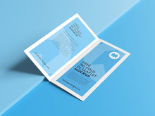 Load image into Gallery viewer, Free Professional Tri-Fold Leaflet Mockup