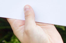 Load image into Gallery viewer, Free Empty White Paper in a Hand PSD Mockup