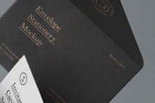 Load image into Gallery viewer, Falling and Floating Free Psd Invitation Mockup
