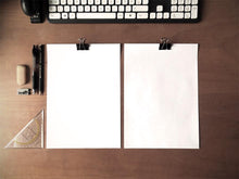 Load image into Gallery viewer, Free Resume Mockups on Desk
