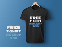 Load image into Gallery viewer, Free Realistic Fully Customizable T-Shirt Mockup
