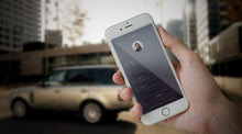 Load image into Gallery viewer, Free iPhone Mockup in a Hand with Transparent Background
