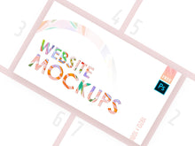 Load image into Gallery viewer, Free High Quality Web PSD Mockup Bundle
