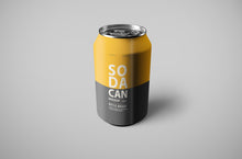Load image into Gallery viewer, Free Soda Can PSD Mockup Pack
