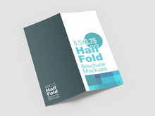 Load image into Gallery viewer, Free Half Fold Vertical Brochure Mockups
