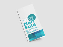 Load image into Gallery viewer, Free Half Fold Vertical Brochure Mockups
