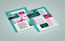 Load image into Gallery viewer, Free Vertical A4 or A5 or A6 Leaflet Mockup Set
