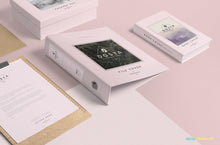 Load image into Gallery viewer, Free Box File Mockup Scene
