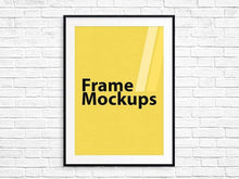 Load image into Gallery viewer, Free Simple Poster Frame Mockup
