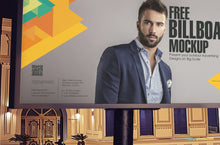 Load image into Gallery viewer, Free Billboard Mockup PSD
