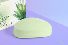 Load image into Gallery viewer, Free Packaging Box and Soap Mockup
