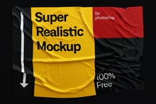 Load image into Gallery viewer, Free Funny Fabric Wrinkles Mockup
