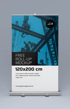 Load image into Gallery viewer, Free Business Roll-Up Advertisement Sign
