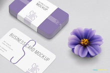 Load image into Gallery viewer, Free Business Card Mockup PSD
