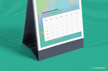 Load image into Gallery viewer, Free Desk Calendar Mockup PSD
