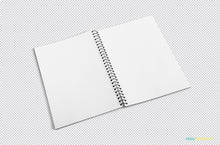Load image into Gallery viewer, Free Open Journal Mockup PSD
